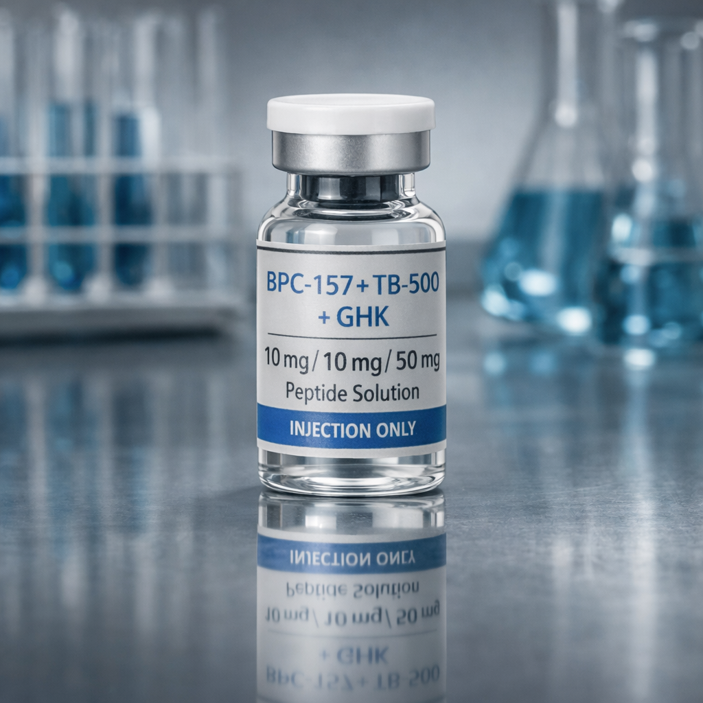 BPC-157 + TB-500 + GHK-Cu 10mg/10mg/50mg